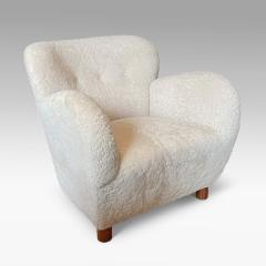 Fleming Lassen Exceptional Armchair in Shearling Attrib Fleming Lassen - 2651567