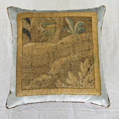 Flemish 17th Century Tapestry Fragment Pillow - 3947002