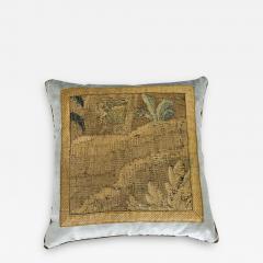 Flemish 17th Century Tapestry Fragment Pillow - 3978870