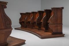 Flemish 18th Century Oak Church Pews Belgium - 2752926