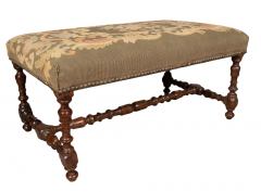 Flemish Baroque Walnut Bench - 3738754