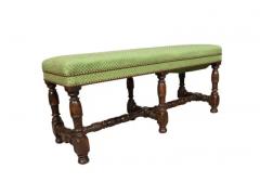Flemish Baroque Walnut Bench - 4143633
