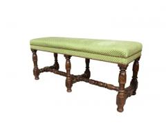 Flemish Baroque Walnut Bench - 4143647