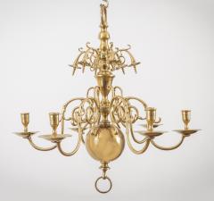 Flemish Brass Six Arm Chandelier - 1241798