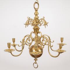 Flemish Brass Six Arm Chandelier - 1241799