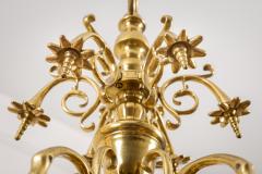 Flemish Brass Six Arm Chandelier - 2701137