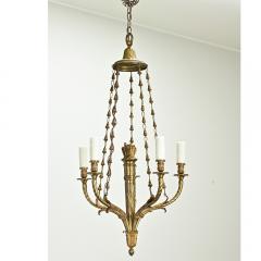 Flemish Louis XVI Style Brass Chandelier - 3548606