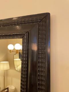 Flemish Style Ebonised Ripple Frame Mirror - 2928721