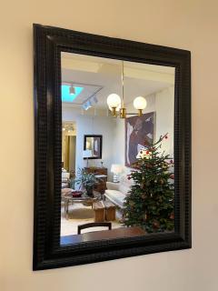 Flemish Style Ebonised Ripple Frame Mirror - 2928722