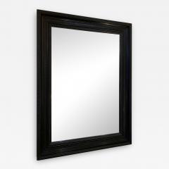 Flemish Style Ebonized Ripple Frame Mirror - 1670402
