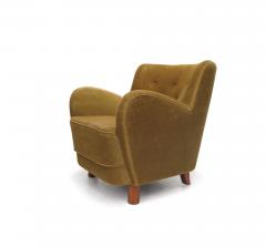 Flemming Lassen 1938 Flemming Lassen for Georg Kofoed Danish Lounge Chair in Original Mohair - 3818514