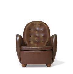 Flemming Lassen Georg Kofoed Danish High back Lounge Chair - 3221303