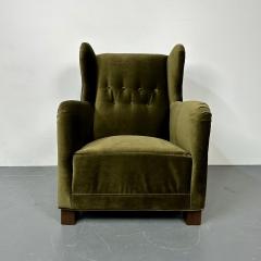 Flemming Lassen Mid Century Danish Cabinetmaker Wingback Lounge Chair Flemming Lassen Style - 2940673