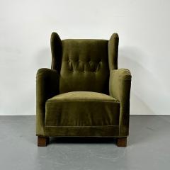 Flemming Lassen Mid Century Danish Cabinetmaker Wingback Lounge Chair Flemming Lassen Style - 2940674