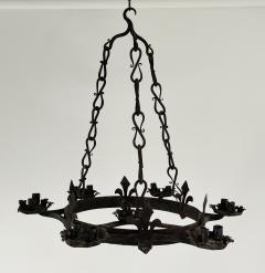 Fleur de Lys Candle Chandelier - 4239975