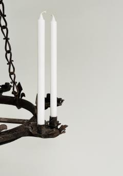 Fleur de Lys Candle Chandelier - 4239977