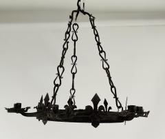 Fleur de Lys Candle Chandelier - 4239983