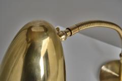 Flexible Brass Table Lamp Scandinavia First Half of the 20th Century - 4683183