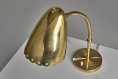 Flexible Brass Table Lamp Scandinavia First Half of the 20th Century - 4683188