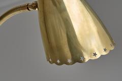 Flexible Brass Table Lamp Scandinavia First Half of the 20th Century - 4683194