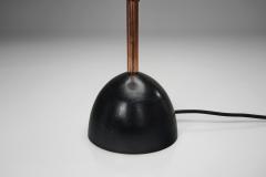Floor Lamp with Leather Wrapped Stem Europe Mid 20th Century - 4519951