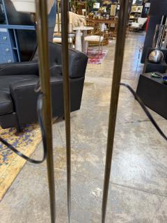 Floor Lamp with Tripod Arms and Opaline Glass Shades 1950s - 4325056
