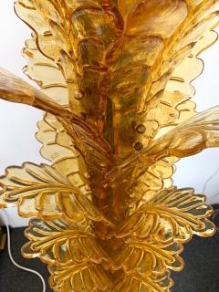 Floor Lamps Palm Tree Murano Glass and Brass Italy - 1450869