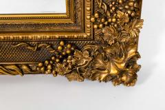 Floor Length Ornately Giltwood Hanging Beveled Wall Mirror - 1038145