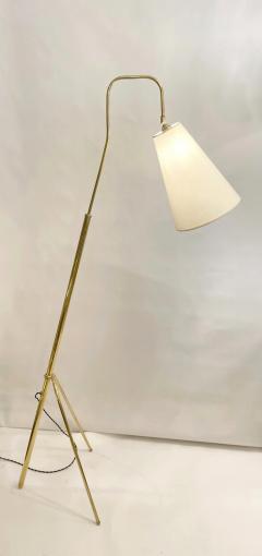 Floor lamp in polished brass France circa 1960 - 3370594