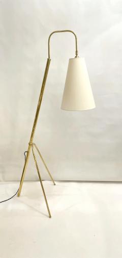 Floor lamp in polished brass France circa 1960 - 3370595