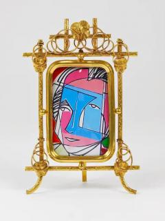 Floral Art Nouveau Gilt Brass Picture Frame Vienna circa 1900 - 4068374