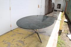 Florence Knoll 104 Florence Knoll Verde Custom Granite Dining Conference Table - 4271699