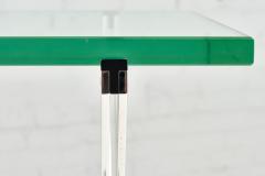 Florence Knoll Chrome and Glass X Base Console Table 1960 - 2751265