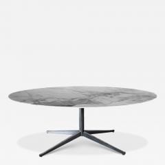 Florence Knoll Classic Oval Dining Table with Marble Top by Florence Knoll - 3089127
