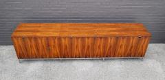 Florence Knoll Custom Bookmatched Brazilian Rosewood Florence Knoll Media Cabinet - 1051039