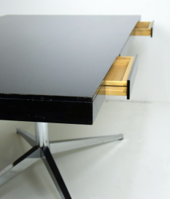 Florence Knoll Double Sided Desk in Black Lacquered by Florence Knoll 1960s - 3437769