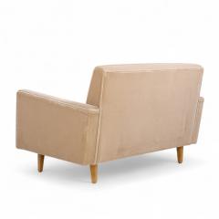 Florence Knoll Early Florence Knoll Mid Century Mohair Settee Sofa - 4261628