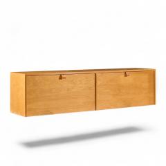 Florence Knoll Florence Knoll 121W Mid Century Birch Hanging Credenza - 4647494