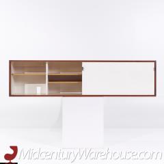 Florence Knoll Florence Knoll 123 W 1 Mid Century Walnut Wall Mount Credenza - 3684436