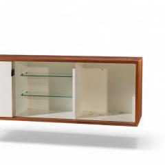 Florence Knoll Florence Knoll 123 W 1 Mid Century Walnut Wall Mount Credenza - 4826443