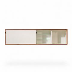 Florence Knoll Florence Knoll 123 W 1 Mid Century Walnut Wall Mount Credenza - 4826446