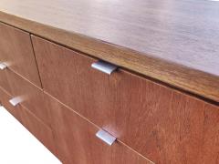 Florence Knoll Florence Knoll Attr Restored Low Long Teak Chrome Credenza Circa 1960s MCM - 2929142