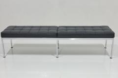 Florence Knoll Florence Knoll Bench in Holly Hunt Leather - 3577734
