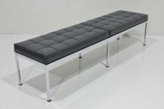 Florence Knoll Florence Knoll Bench in Holly Hunt Leather - 3577737