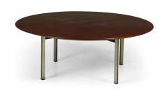 Florence Knoll Florence Knoll Circular Parallel Bar Cocktail Coffee Table - 2787795
