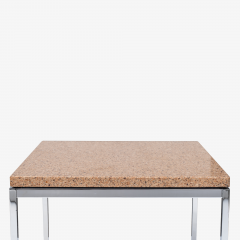 Florence Knoll Florence Knoll Coffee Side Table in Brown Marble - 1746947