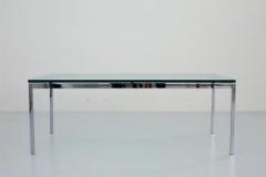 Florence Knoll Florence Knoll Coffee Table in Glass and Chrome USA 1970s - 3653744