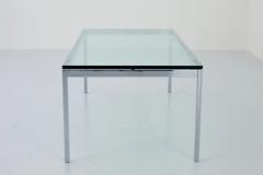 Florence Knoll Florence Knoll Coffee Table in Glass and Chrome USA 1970s - 3653746