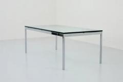 Florence Knoll Florence Knoll Coffee Table in Glass and Chrome USA 1970s - 3653747