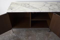 Florence Knoll Florence Knoll Credenza in Mahogany with Marble Top and Satin Legs - 1891645